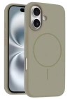 Mey İthalat®   iPhone 16 Kılıf Jully Magsafe Kapak - Çöl Titanyum