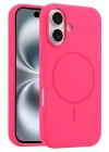 Mey İthalat®   iPhone 16 Kılıf Jully Magsafe Kapak - Pembe