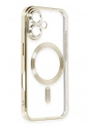 Mey İthalat®   iPhone 16 Kılıf Kross Magneticsafe Kapak - Gold
