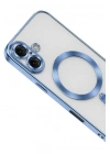Mey İthalat®   iPhone 16 Kılıf Kross Magneticsafe Kapak - Sierra Blue