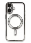 Mey İthalat®   iPhone 16 Kılıf Kross Magneticsafe Kapak - Titan Gri
