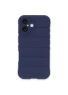 Mey İthalat®  iPhone 16 Kılıf Optimum Silikon - Lacivert