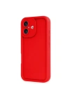 Mey İthalat®  iPhone 16 Kılıf Viera Silikon - Kırmızı