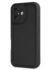 Mey İthalat®  iPhone 16 Kılıf Viera Silikon - Siyah