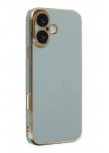 Mey İthalat®  iPhone 16 Kılıf Volet Silikon - Açık Yeşil