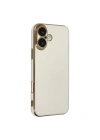 Mey İthalat®  iPhone 16 Kılıf Volet Silikon - Beyaz