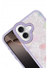 Mey İthalat®   iPhone 16 Lumi Desenli Kapak - Mor