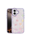 Mey İthalat®   iPhone 16 Lumi Desenli Kapak - Mor