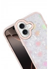 Mey İthalat®   iPhone 16 Lumi Desenli Kapak - Pembe