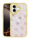 Mey İthalat®   iPhone 16 Lumi Desenli Kapak - Sarı