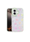 Mey İthalat®   iPhone 16 Lumi Desenli Kapak - Yeşil