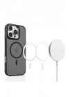 Mey İthalat®  iPhone 16 Plus Flet Lens Magsafe Kapak - Turuncu
