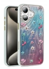 Mey İthalat®  iPhone 16 Plus Kılıf Blade Aynalı Desenli Kapak - Desen 4