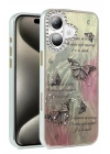 Mey İthalat®  iPhone 16 Plus Kılıf Blade Aynalı Desenli Kapak - Desen 6