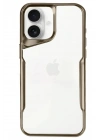 Mey İthalat®  iPhone 16 Plus Kılıf Boyi Silikon Kapak - Desert