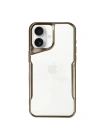 Mey İthalat®  iPhone 16 Plus Kılıf Boyi Silikon Kapak - Desert
