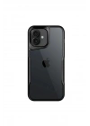 Mey İthalat®  iPhone 16 Plus Kılıf Boyi Silikon Kapak - Siyah