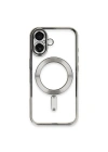 Mey İthalat®  iPhone 16 Plus Kılıf Kross Magneticsafe Kapak - Gümüş
