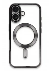 Mey İthalat®  iPhone 16 Plus Kılıf Kross Magneticsafe Kapak - Siyah