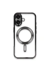 Mey İthalat®  iPhone 16 Plus Kılıf Kross Magneticsafe Kapak - Siyah