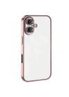 Mey İthalat®  iPhone 16 Plus Kılıf  Lensli Silikon - Pembe
