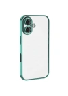 Mey İthalat®  iPhone 16 Plus Kılıf  Lensli Silikon - Turkuaz