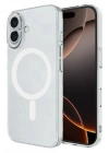 Mey İthalat®  iPhone 16 Plus Kılıf Magneticsafe Şeffaf Silikon - Şeffaf