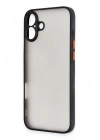 Mey İthalat®  iPhone 16 Plus Kılıf Montreal Silikon Kapak - Siyah