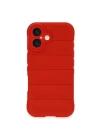 Mey İthalat®  iPhone 16 Plus Kılıf Optimum Silikon - Kırmızı