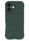 Mey İthalat®  iPhone 16 Plus Kılıf Optimum Silikon - Koyu Yeşil