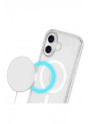 Mey İthalat®  iPhone 16 Plus Kılıf Star Magsafe Kapak - Turuncu