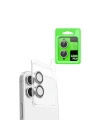 Mey İthalat®  iPhone 16 Plus Raze Metal Kamera Lens - Beyaz