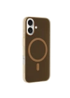 Mey İthalat®  iPhone 16 Plus Tuna PC Slim Magsafe Kapak - Desert