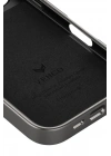 Mey İthalat®  iPhone 16 Pro Brand Kapak - Gümüş
