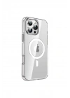 Mey İthalat®  iPhone 16 Pro Crystal Magsafe Kapak - Şeffaf