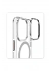 Mey İthalat®  iPhone 16 Pro Crystal Magsafe Kapak - Şeffaf