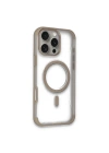Mey İthalat®  iPhone 16 Pro Hilton Magsafe Kapak - Gold