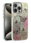 Mey İthalat®  iPhone 16 Pro Kılıf Blade Aynalı Desenli Kapak - Desen 6
