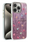 Mey İthalat®  iPhone 16 Pro Kılıf Blade Aynalı Desenli Kapak - Desen 8