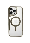 Mey İthalat®  iPhone 16 Pro Kılıf Boyi Magsafe Silikon Kapak - Desert