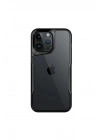 Mey İthalat®  iPhone 16 Pro Kılıf Boyi Silikon Kapak - Siyah