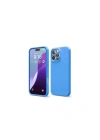 Mey İthalat®   iPhone 16 Pro Kılıf First Silikon - Mavi