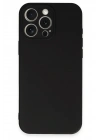 Mey İthalat®  iPhone 16 Pro Kılıf First Silikon - Siyah