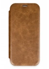 Mey İthalat®  iPhone 16 Pro Kılıf Flip Cover - Taba
