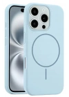 Mey İthalat®   iPhone 16 Pro Kılıf Jully Magsafe Kapak - Mavi