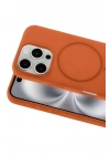 Mey İthalat®   iPhone 16 Pro Kılıf Jully Magsafe Kapak - Turuncu
