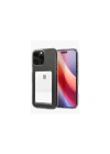 Mey İthalat®  iPhone 16 Pro Kılıf Kart Şeffaf Silikon - Şeffaf