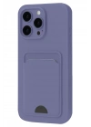 Mey İthalat®  iPhone 16 Pro Kılıf Kelvin Kartvizitli Silikon - Lila