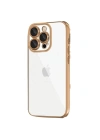 Mey İthalat®  iPhone 16 Pro Kılıf  Lensli Silikon - Desert