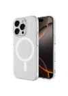 Mey İthalat®  iPhone 16 Pro Kılıf Magneticsafe Şeffaf Silikon - Şeffaf